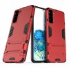 Coque antichoc Galaxy S21 Plus Hybride avec support - Rouge