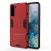Coque antichoc Galaxy S21 Plus Hybride avec support - Rouge