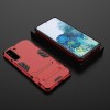 Coque antichoc Galaxy S21 Plus Hybride avec support - Rouge