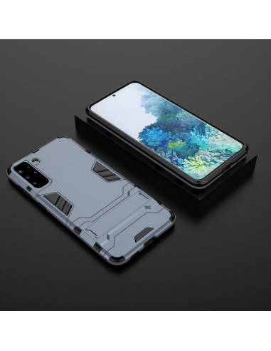 Coque antichoc Galaxy S21 Plus Hybride avec support - Bleu