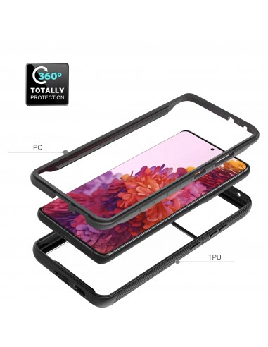 Coque intégrale Galaxy S21 Ultra Protection renforcée hybride - Noir