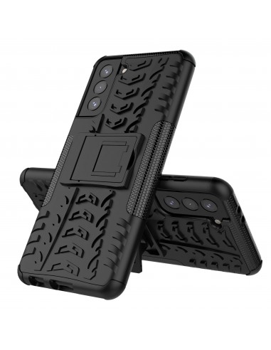 Coque antichoc Galaxy S21 Plus avec support intégré - Noir