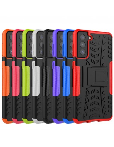 Coque antichoc Galaxy S21 Plus avec support intégré - Noir