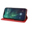 Etui iPhone 11 Pro Max Vintage Simili cuir - Rouge