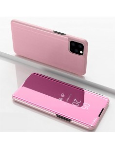Etui iPhone 11 Pro avec fenêtre mirroir Design - Rose