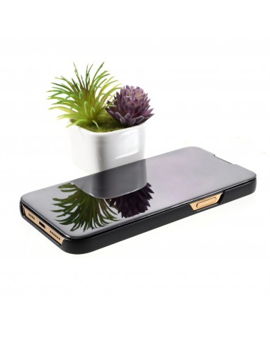 Etui de protection iPhone 12 Pro Max Effet mirroir - Noir