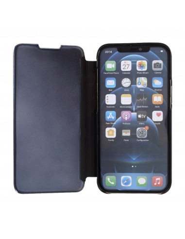 Etui de protection iPhone 12 Pro Max Effet mirroir - Noir