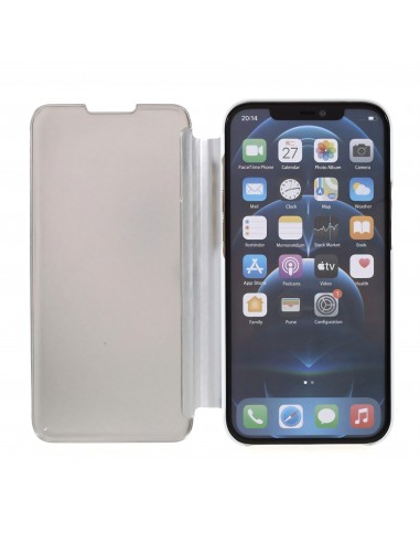 Etui de protection iPhone 12 Pro Max Effet mirroir - Argent