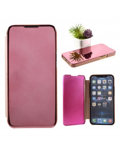 Etui de protection iPhone 12 Pro Max Effet mirroir - Rose