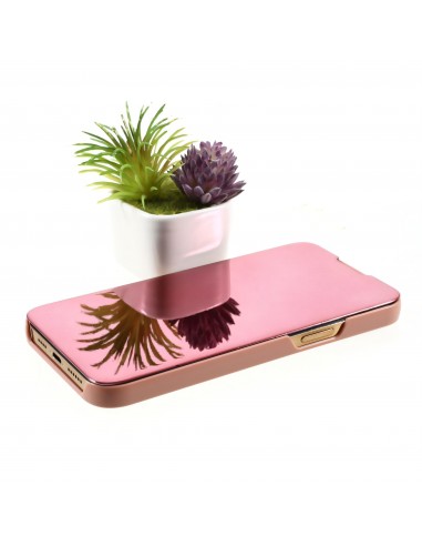 Etui de protection iPhone 12 Pro Max Effet mirroir - Rose