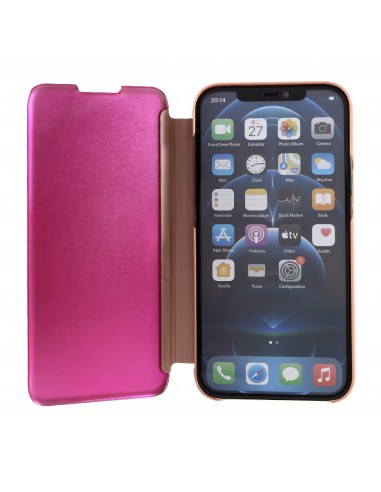 Etui de protection iPhone 12 Pro Max Effet mirroir - Rose