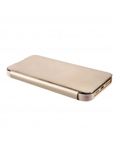 Etui de protection iPhone 12 Pro Max Effet mirroir - Or