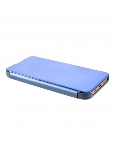 Etui de protection iPhone 12 Pro Max Effet mirroir - Bleu