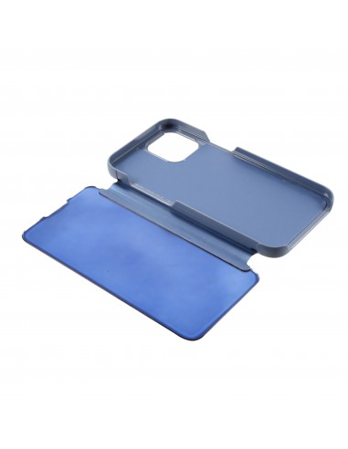 Etui de protection iPhone 12 Pro Max Effet mirroir - Bleu