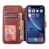Etui portefeuille iPhone 12 et 12 Pro avec Rabat AZNS - Marron