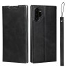 Etui portefeuille Galaxy Note 10 Plus Simili cuir - Noir