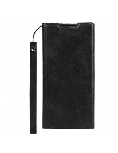Etui portefeuille Galaxy Note 10 Plus Simili cuir - Noir