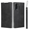 Etui portefeuille Galaxy Note 10 Simili cuir - Noir