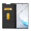 Etui portefeuille Galaxy Note 10 Simili cuir - Noir