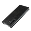 Etui portefeuille Galaxy Note 10 Simili cuir - Noir