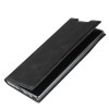 Etui portefeuille Galaxy Note 10 Simili cuir - Noir