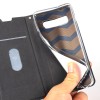 Etui portefeuille Galaxy S10 Plus Simili cuir - Noir