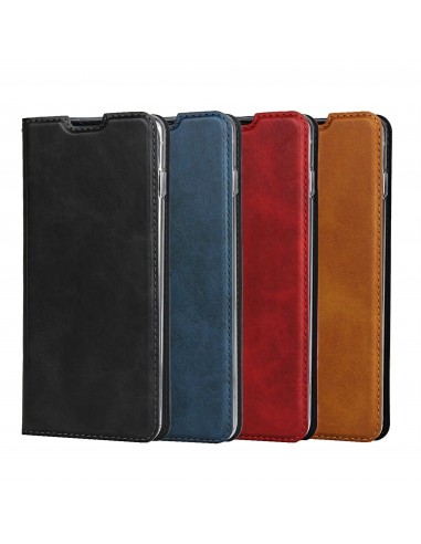 Etui portefeuille Galaxy S10 Plus Simili cuir - Noir