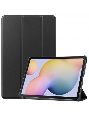 Housse de protection Galaxy Tab S7 avec support pliable style Smart Case - Noir