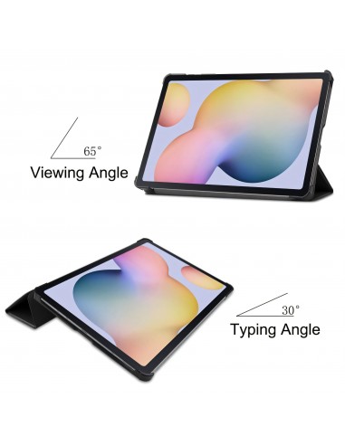 Housse de protection Galaxy Tab S7 avec support pliable style Smart Case - Noir