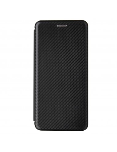 Etui de protection Galaxy S21 Style fibre de carbone avec rangement carte - Noir