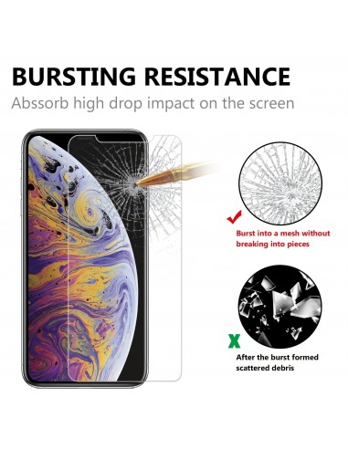 Film en verre trempé iPhone 11 Pro XS et X 0.25 mm 9H - Transparent