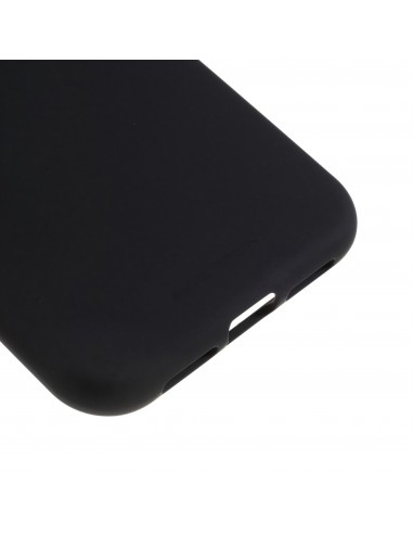 Coque silicone iPhone 11 Mercury - Noir