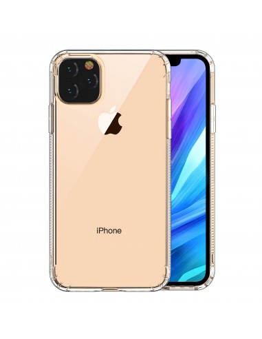 Coque antichoc iPhone 11 Pro Max avec plugs anti poussière - Transparent
