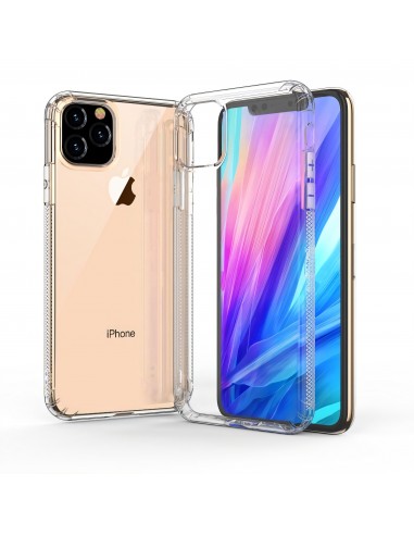 Coque antichoc iPhone 11 Pro avec plugs anti poussière - Transparent