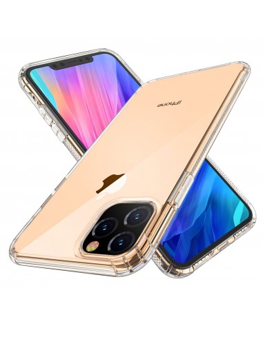 Coque antichoc iPhone 11 Pro avec plugs anti poussière - Transparent