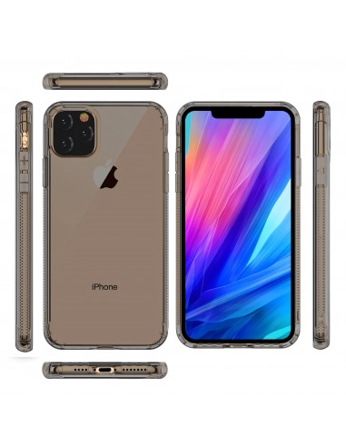 Coque antichoc iPhone 11 Pro avec plugs anti poussière - Noir
