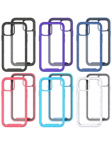 Coque iPhone 12 et 12 Pro Max Sky Color - Noir