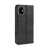Etui iPhone 11 Pro Max Vintage Simili cuir - Noir