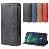Etui iPhone 11 Pro Max Vintage Simili cuir - Noir