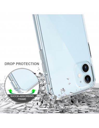 Coque antichoc hybride iPhone 12 mini - Transparent
