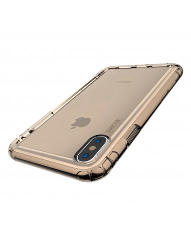 Coque antichoc iPhone XS Max Transparent BASEUS - Or