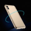 Coque antichoc iPhone XS Max Transparent BASEUS - Or