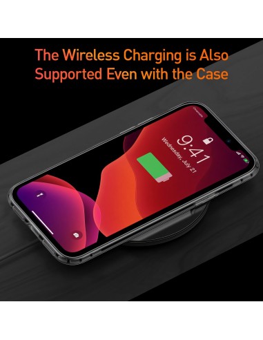 Coque antichoc transparente iPhone 11 Pro BASEUS - Noir