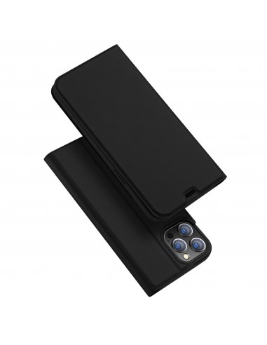 Etui de protection iPhone 12 Pro Max avec rangement pour carte -  Superbe design DUX DUCIS - Noir