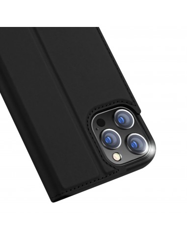 Etui de protection iPhone 12 Pro Max avec rangement pour carte -  Superbe design DUX DUCIS - Noir