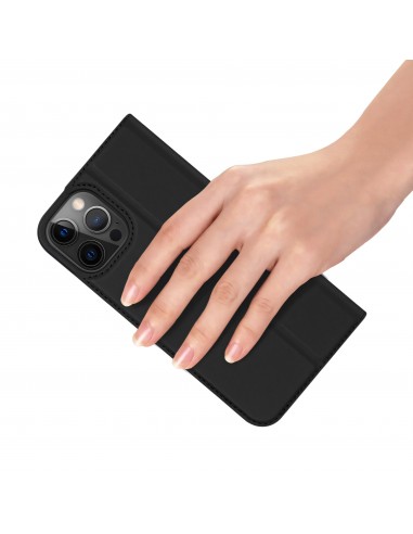 Etui de protection iPhone 12 Pro Max avec rangement pour carte -  Superbe design DUX DUCIS - Noir