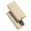 Etui de protection iPhone 12 Pro Max avec rangement pour carte -  Superbe design DUX DUCIS - Or