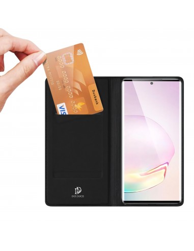 Etui de protection Galaxy Note 20 avec rangement pour carte -  Superbe design DUX DUCIS - Noir