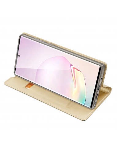 Etui de protection Galaxy Note 20 avec rangement pour carte -  Superbe design DUX DUCIS - Or