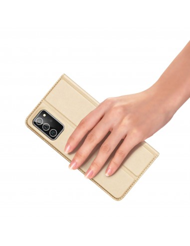 Etui de protection Galaxy Note 20 avec rangement pour carte -  Superbe design DUX DUCIS - Or